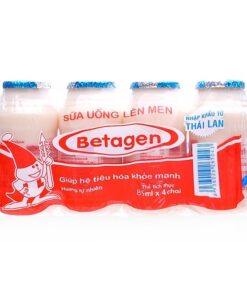 Sữa Chua Betagen Lốc 4 Chai 85ml - Hương Tự Nhiên