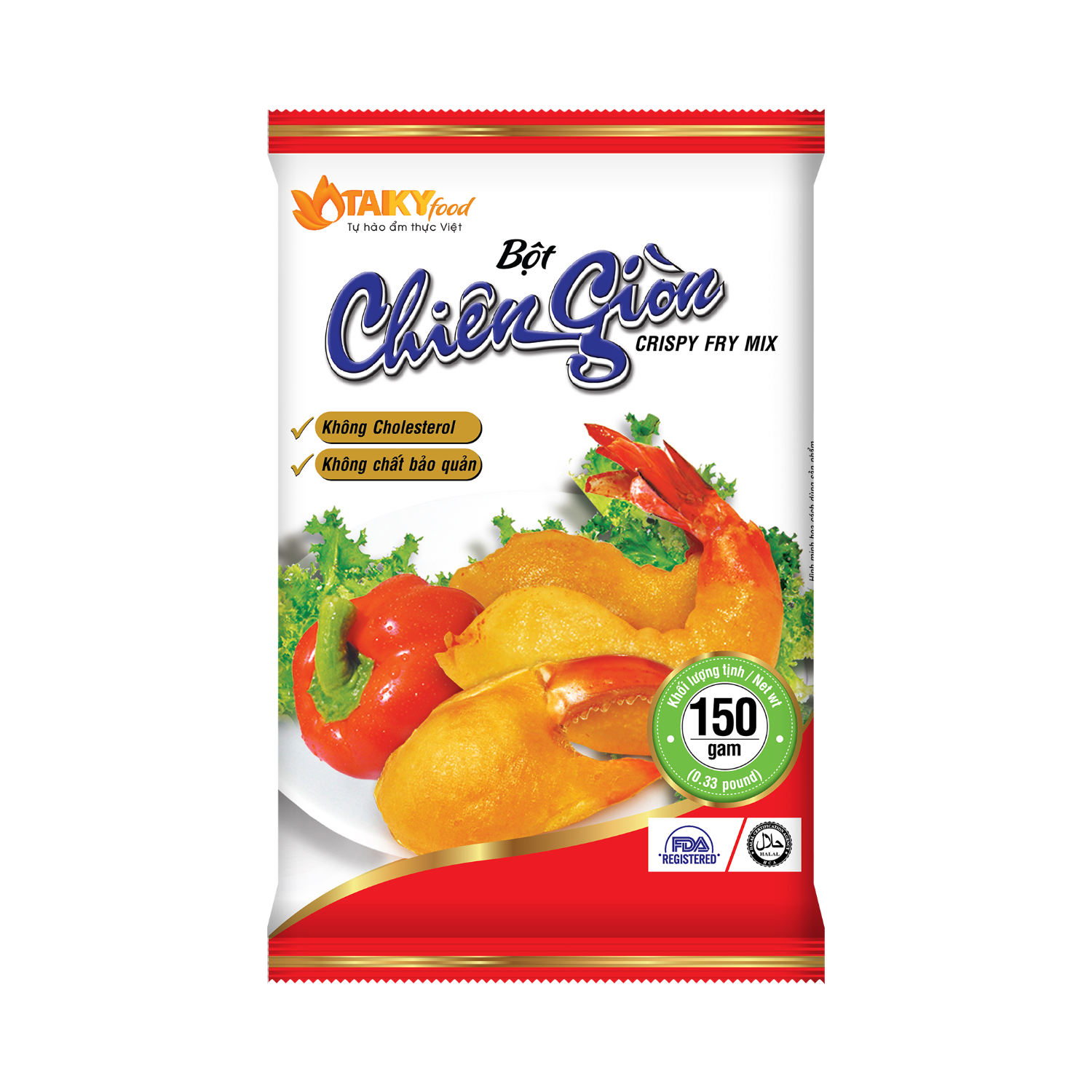 Bột Chiên Giòn Đỏ 150gr